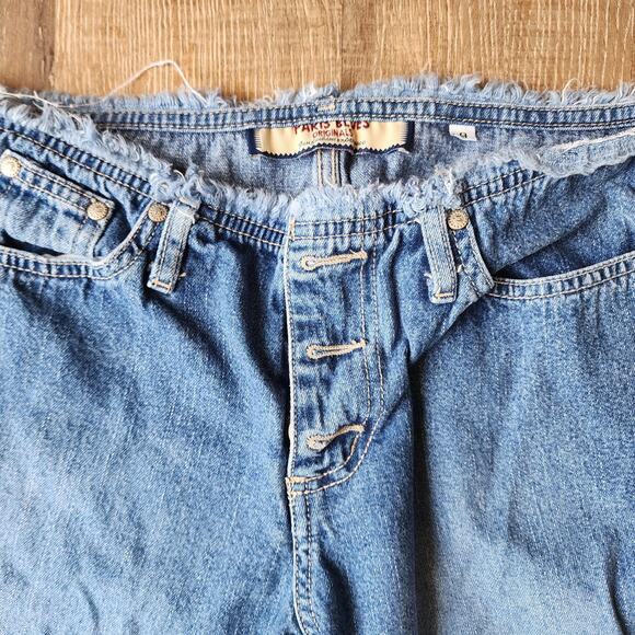 Vintage Paris Blues Raw Hem Wide Leg Jeans | Women's 9 - Picture 4 of 9